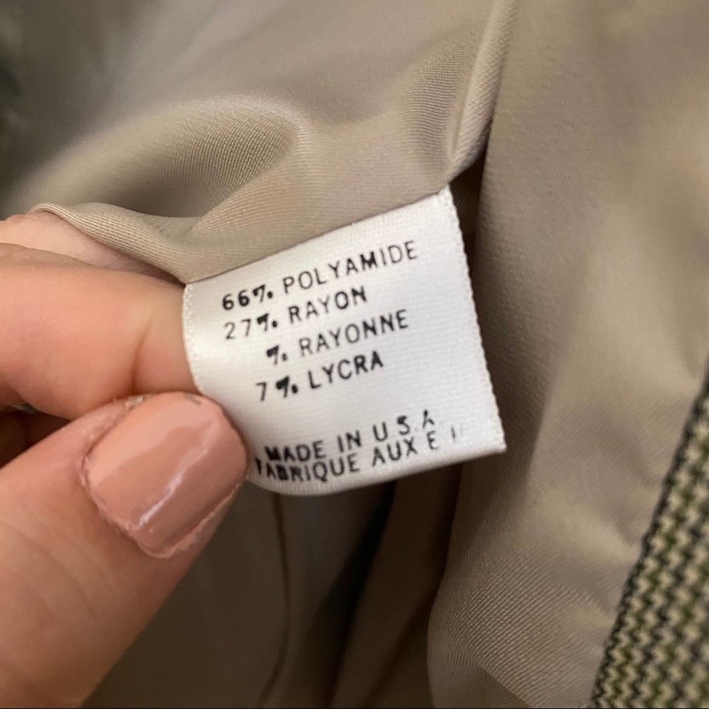 Theory Tan Classy Button Front Blazer Pockets Siz… - image 8